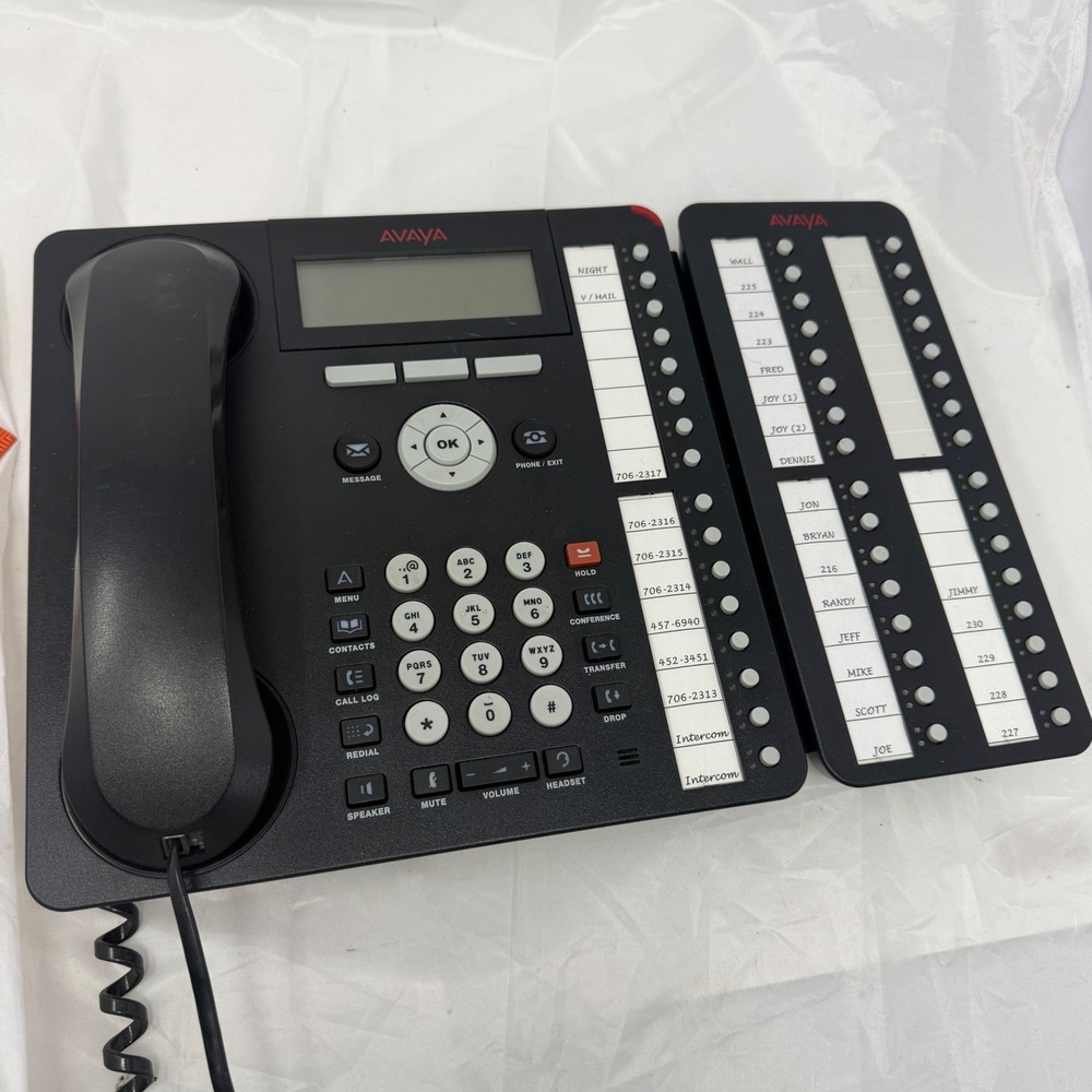 Avaya 1416 Digital Deskphone 1416D03A-003 with DBM32 32 Button Module Extension